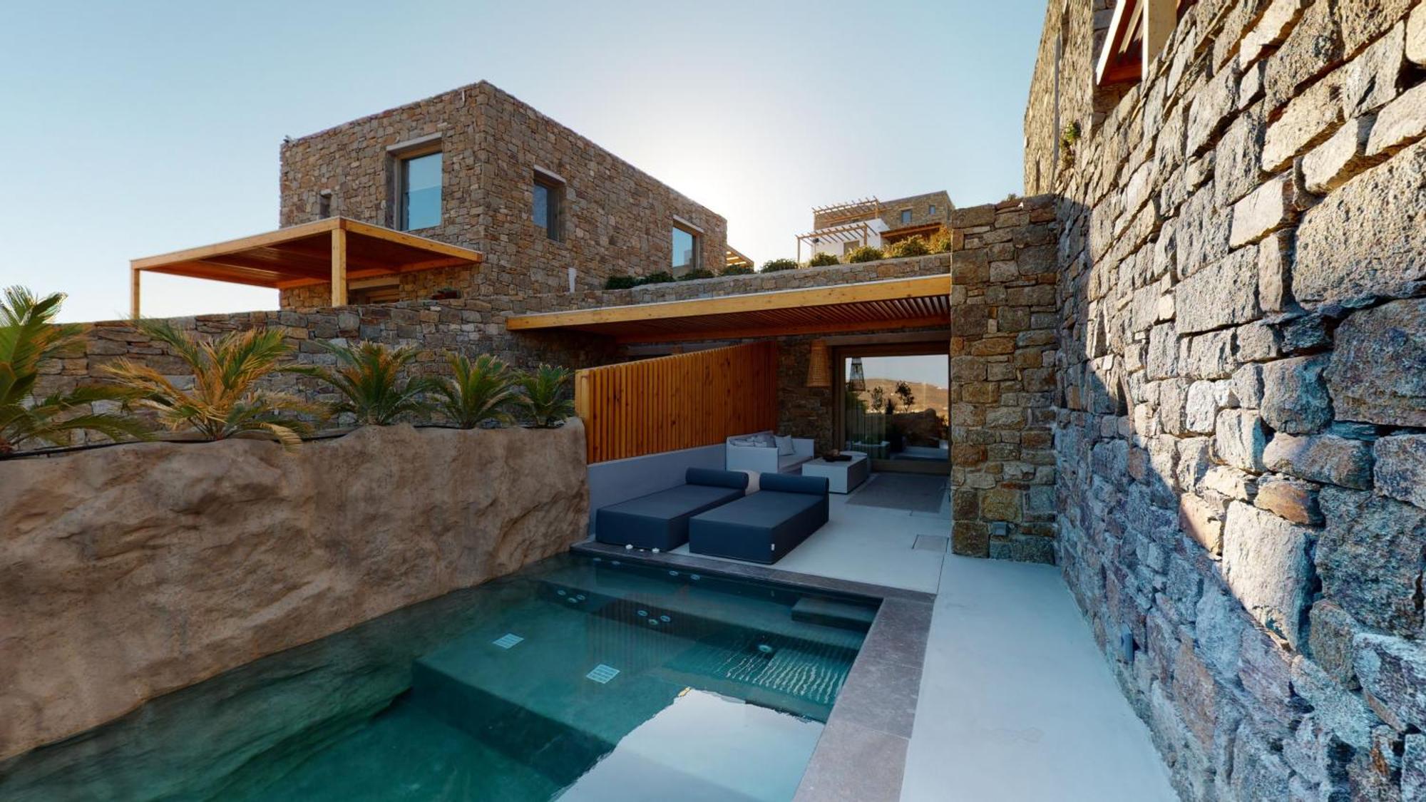 Nasta Villa&Suites Intentional Living Mykonos Panormos  Esterno foto